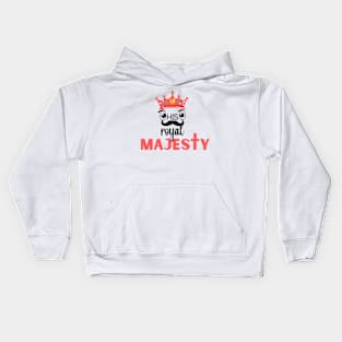 his royal majesty Kids Hoodie